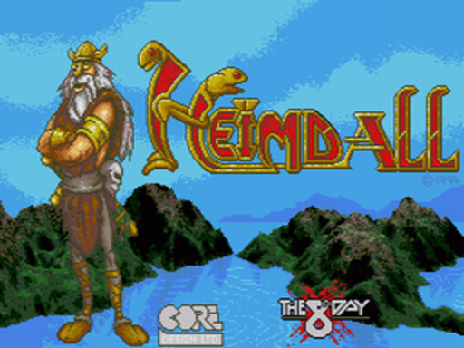 Heimdall title screen for Sega CD